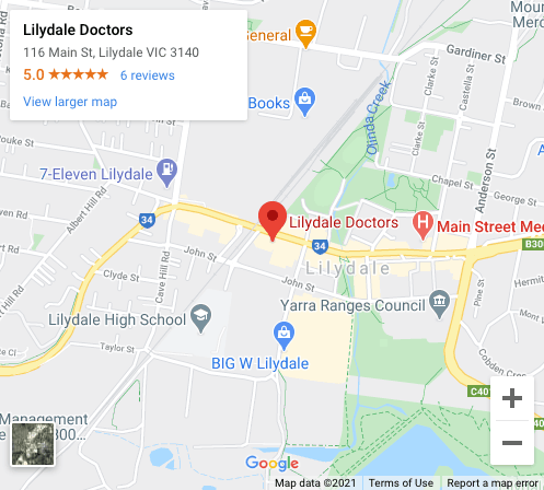 lilydale-map