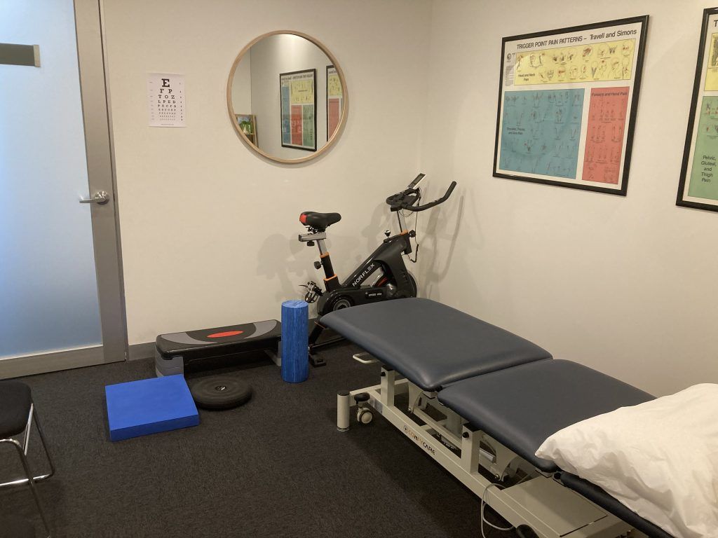 Interior of our Lilydale physio clinic